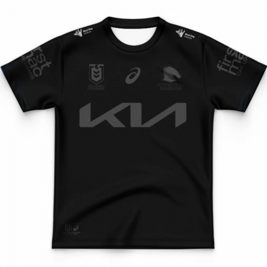 2025 Brisbane Broncos Youth Black Jersey 2025 Brisbane Broncos Youth Black Jersey