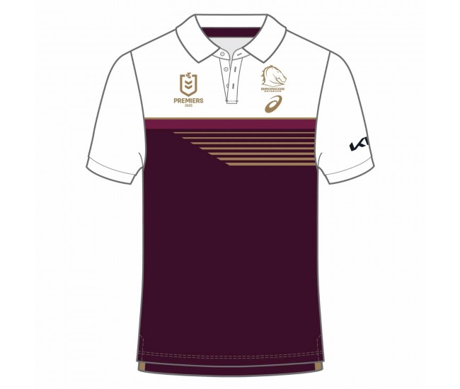 2025 Brisbane Broncos Mens Premiers Polo