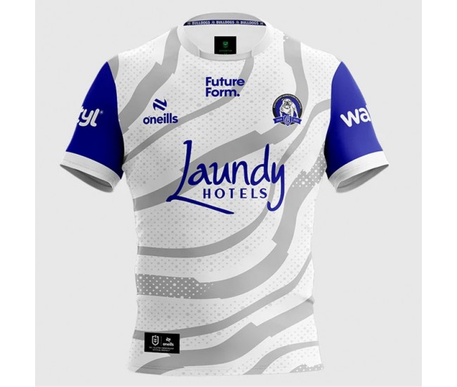 2025 Canterbury-Bankstown Bulldogs Mens White Training Jersey