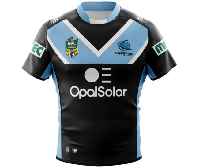 Cronulla Sutherland Sharks 2018 Men's Away Jersey Cronulla Sutherland Sharks 2018 Men's Away Jersey