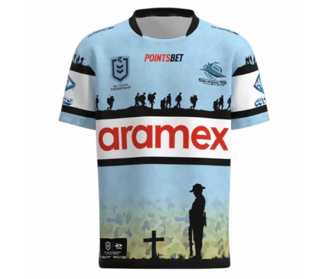 2023 Cronulla Sharks Mens Anzac Jersey