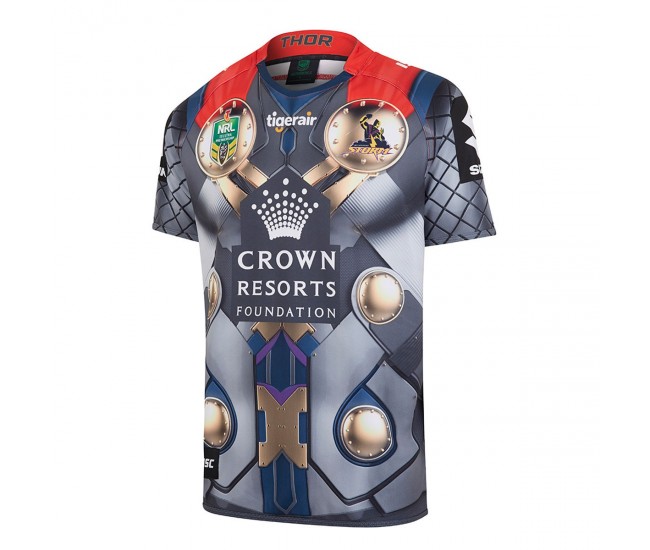 Melbourne Storm 2017 Men's Thor Marvel Jersey Melbourne Storm 2017 Men's Thor Marvel Jersey