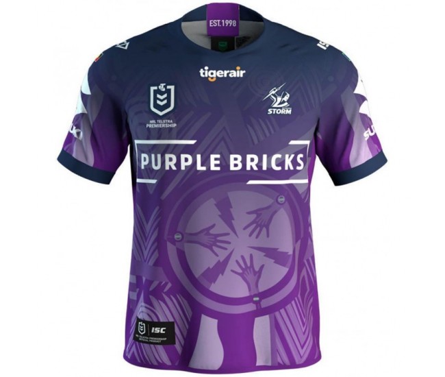 Melbourne Storm 2019 Men's Indigenous Jersey Melbourne Storm 2019 Men's Indigenous Jersey