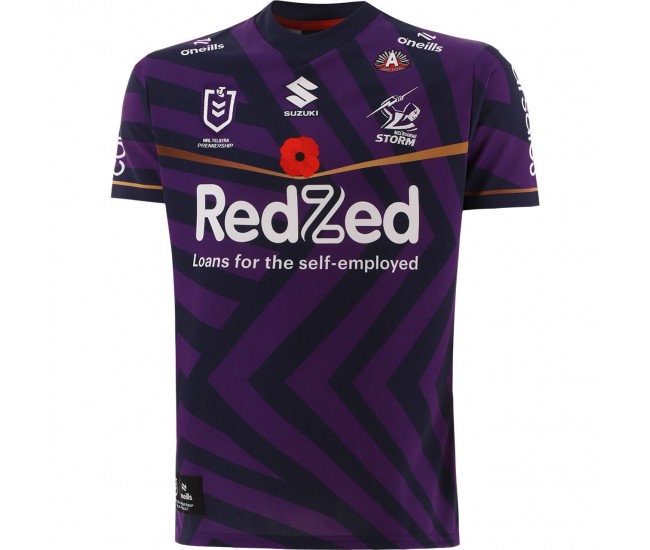 2024 Melbourne Storm Mens Anzac Round Jersey