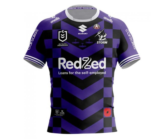 2025 Melbourne Storm Mens Anzac Jersey