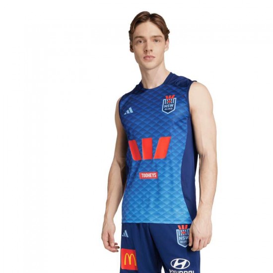 2025 NSW Blues Men's Training Singlet