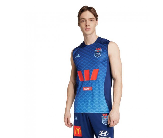 2025 NSW Blues Men's Training Singlet