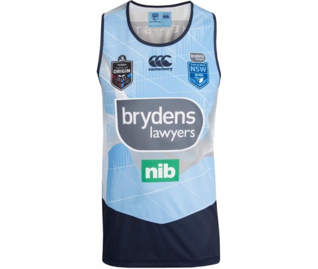 NSW Blues 2018 Men's Light Blue Singlet NSW Blues 2018 Men's Light Blue Singlet