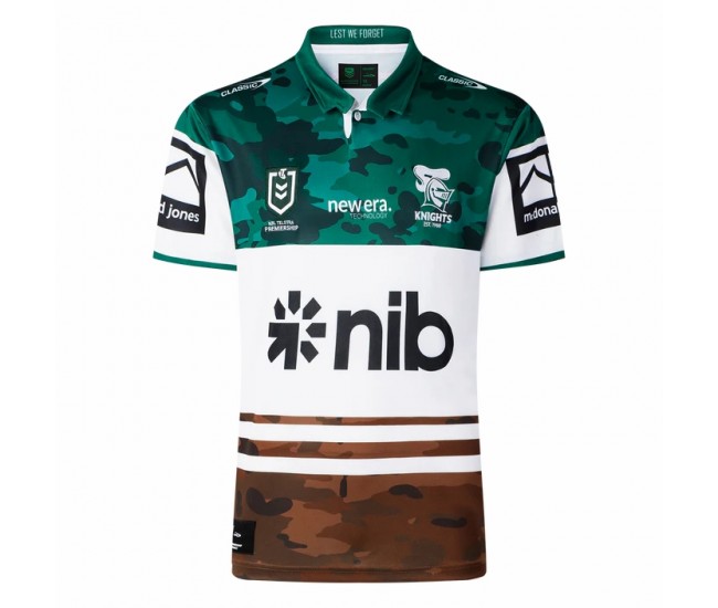 2025 Newcastle Knights Mens Anzac Round Jersey