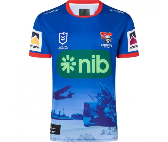2023 Newcastle Knights Mens ANZAC Jersey