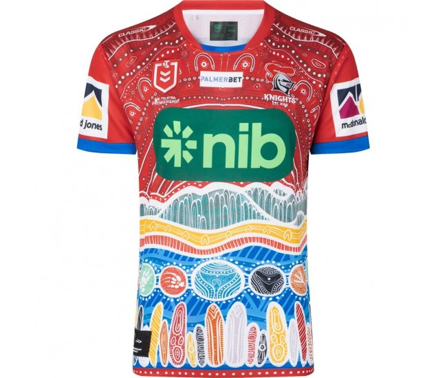 2023 Newcastle Knights Mens Indigenous Jersey