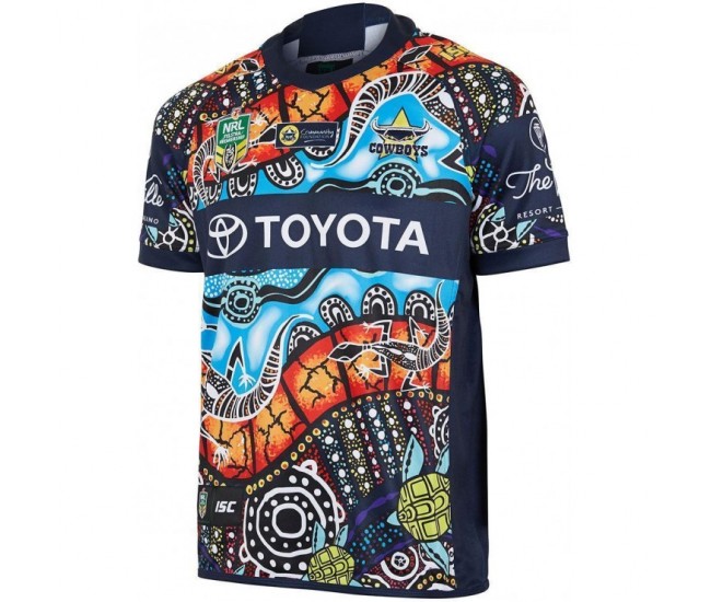 North Queensland Cowboys 2018 Men's Indigenous Jersey North Queensland Cowboys 2018 Men's Indigenous Jersey