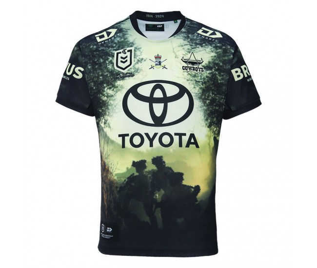 2024 North Queensland Cowboys Mens Defence Jersey