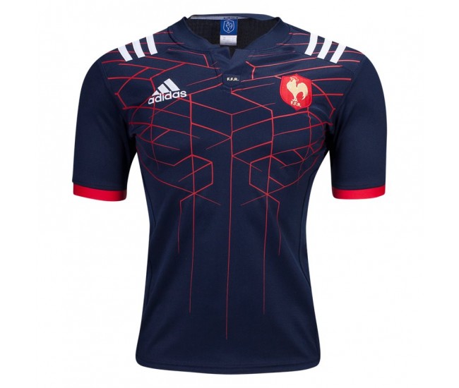 FRANCE 16/17 MEN'S HOME RUGBY JERSEY FRANCE 16/17 MEN'S HOME RUGBY JERSEY