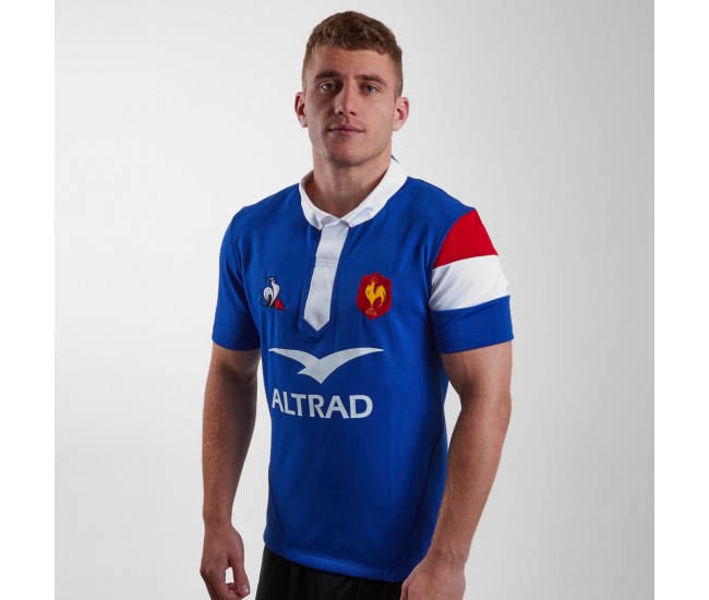 France 2018/19 Home S/S Rugby Shirt France 2018/19 Home S/S Rugby Shirt