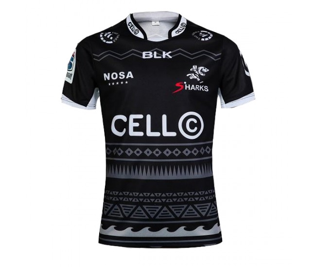 2018 Sharks Super Rugby Home Jersey 2018 Sharks Super Rugby Home Jersey
