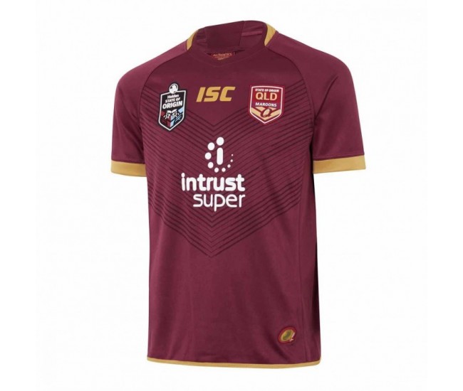 QLD Maroons 2018 Men's Home Jersey QLD Maroons 2018 Men's Home Jersey