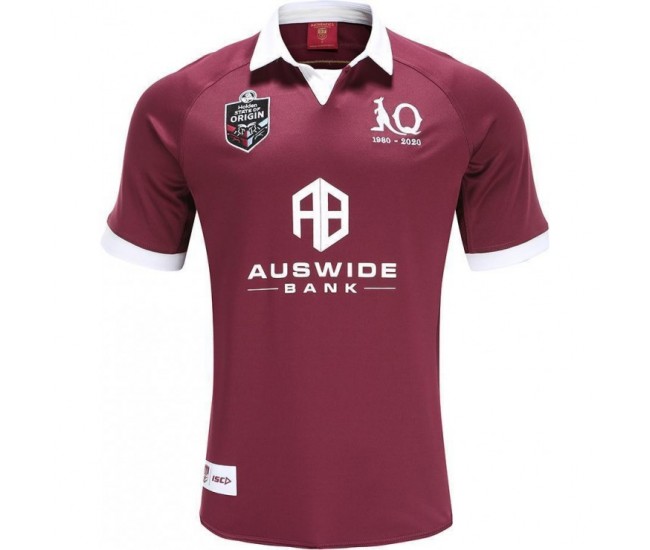 QLD Maroons 2020 Men's Home Jersey QLD Maroons 2020 Men's Home Jersey