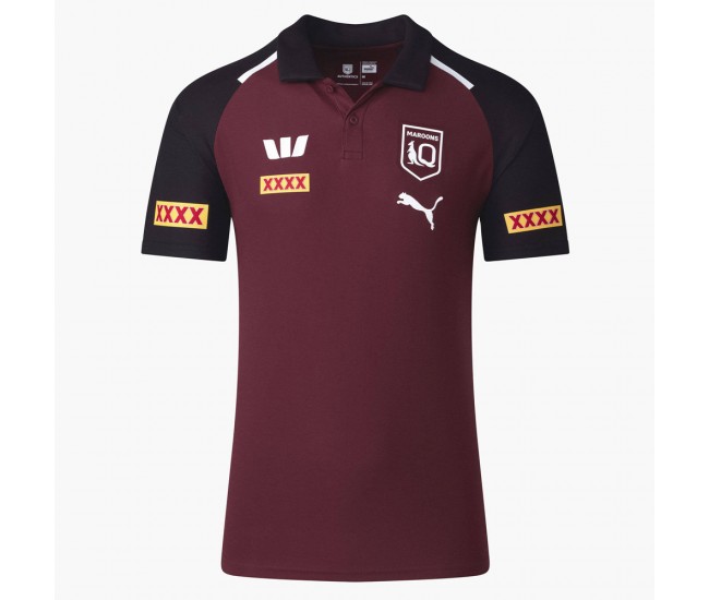 2024 QLD Maroons State of Origin Mens Team Polo