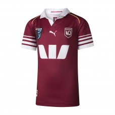 2026 Harvey Norman QLD Maroons Kids Home Jersey 2026 Harvey Norman QLD Maroons Kids Home Jersey
