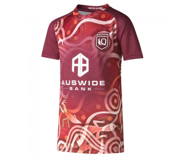 2023 QLD Maroons Mens Indigenous Training Jersey