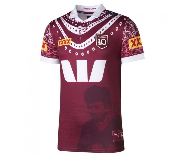 2025 QLD Maroons State of Origin Mens Indigenous Jersey
