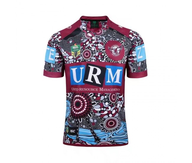 Manly Sea Eagles 2017 Manly Men's Indigenous Jersey Manly Sea Eagles 2017 Manly Men's Indigenous Jersey