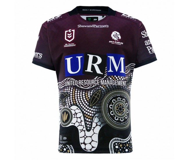 2025 Manly Warringah Sea Eagles Mens Indigenous Jersey