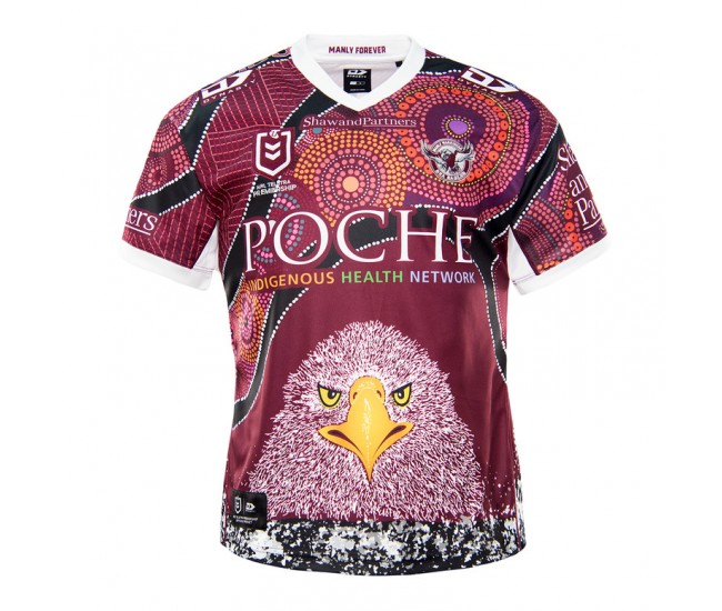 2021 Manly Warringah Sea Eagles Mens Indigenous Jersey