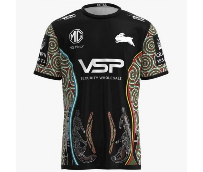 2023 South Sydney Rabbitohs Mens Indigenous Training Tee