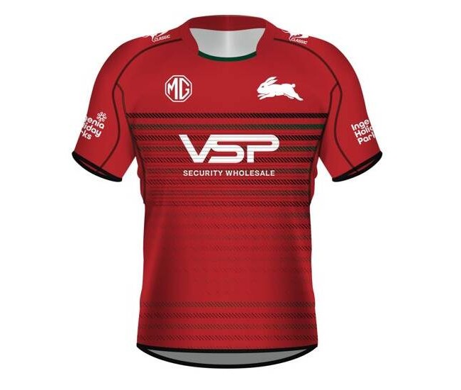2024 South Sydney Rabbitohs Mens Red Training Jersey