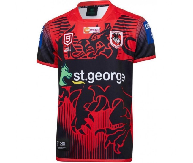 St. George Illawarra Dragons 2020 Men's Nines Jersey St. George Illawarra Dragons 2020 Men's Nines Jersey