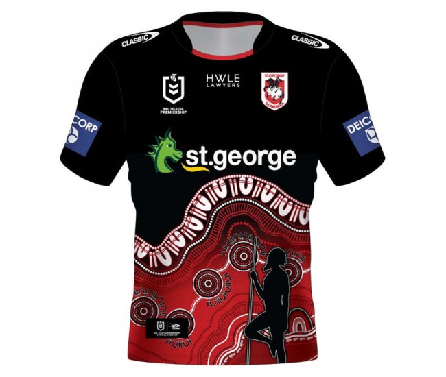 2023 St George Illawarra Dragons Mens Indigenous Jersey