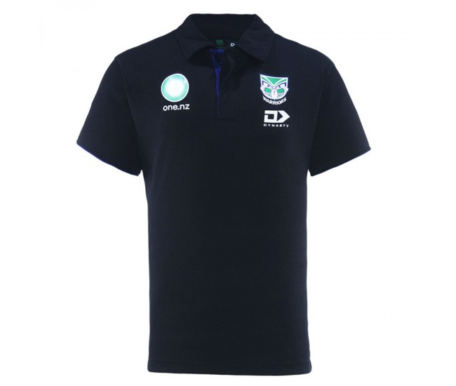 2025 New Zealand Warriors Mens Media Polo