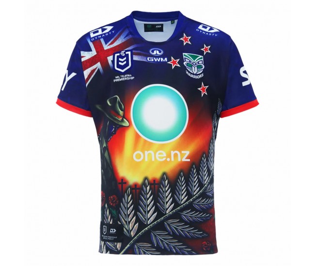 2024 New Zealand Warriors Mens Anzac Jersey
