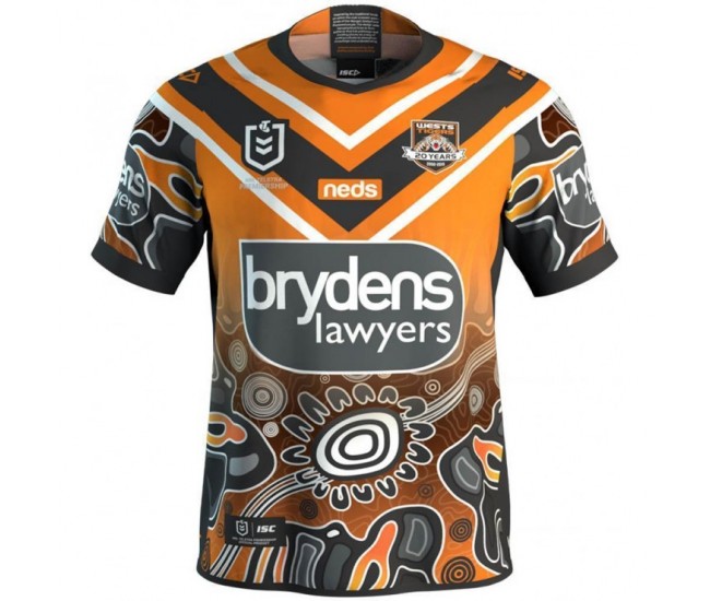 Wests Tigers 2019 Men's Indigenous Jersey Wests Tigers 2019 Men's Indigenous Jersey