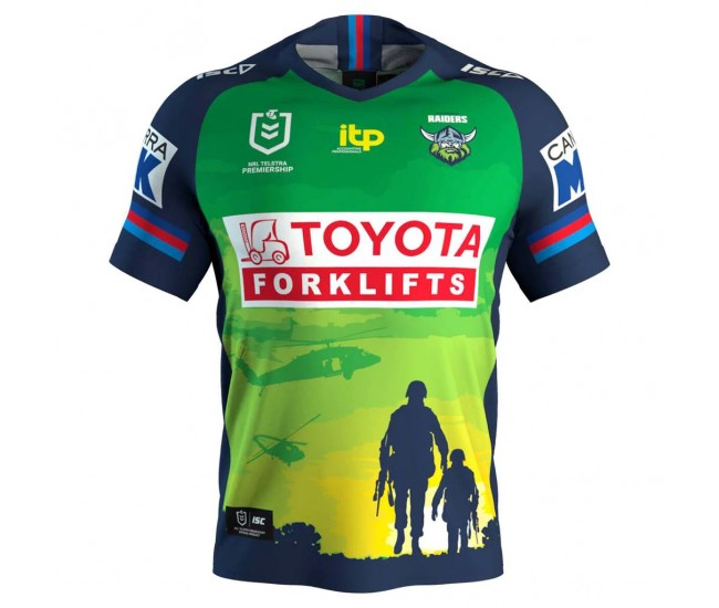 2022 Canberra Raiders Men's Anzac Jersey
