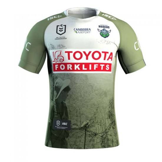 2025 Canberra Raiders Mens ANZAC Jersey