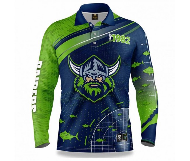 2022 Canberra Raiders Men's Fishfinder Fishing Shirt