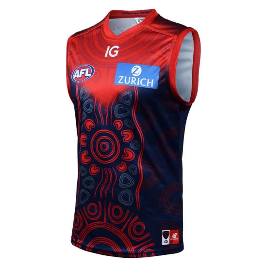 2023 Melbourne Demons Mens Indigenous Guernsey