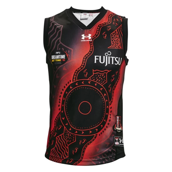 2022 Essendon Bombers Men's Dreamtime Guernsey 2022 Essendon Bombers Men's Dreamtime Guernsey