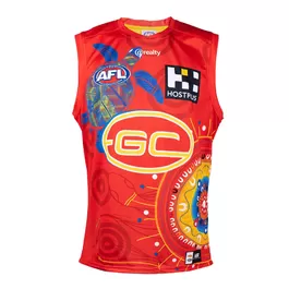 2021 Gold Coast Suns Mens Indigenous Guernsey