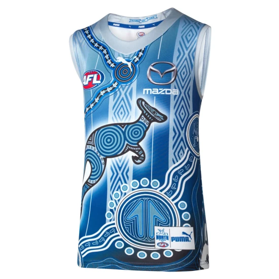 2022 North Melbourne Kangaroos Mens Indigenous Guernsey