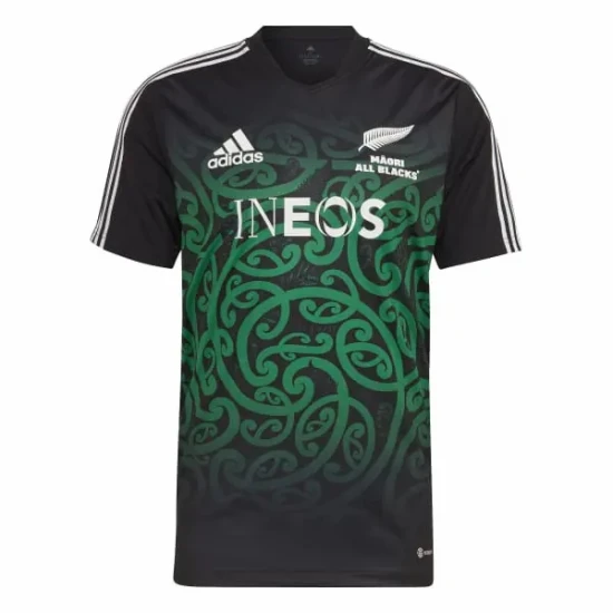 2022 Maori All Blacks Mens Training Jersey 2022 Maori All Blacks Mens Training Jersey