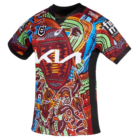 2022 Brisbane Broncos Mens Indigenous Jersey 2022 Brisbane Broncos Mens Indigenous Jersey