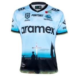 2022 Cronulla Sharks Mens Anzac Jersey