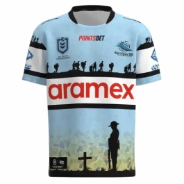 2023 Cronulla Sharks Mens Anzac Jersey