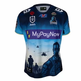 2023 Gold Coast Titans Mens Anzac Jersey