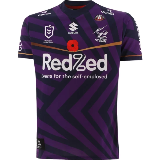 2024 Melbourne Storm Mens Anzac Round Jersey