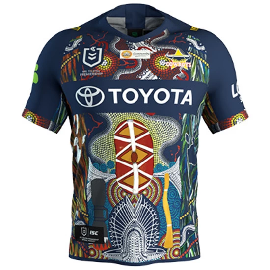 North Queensland Cowboys 2019 Men's Indigenous Jersey North Queensland Cowboys 2019 Men's Indigenous Jersey